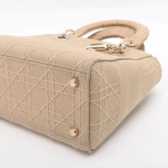 Christian Dior Cannage Lady Dior Handbag Beige - Picture 3 of 14